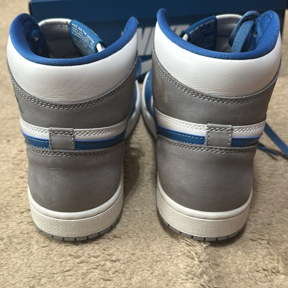 Mens Jordan 1 Retro High OG True Blue - Picture 6 of 10